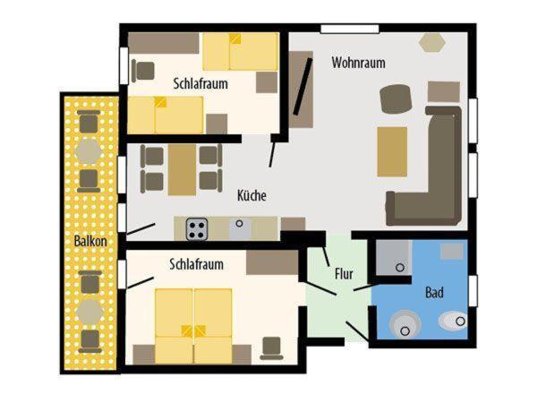 Haus-Karin-Ferienwohnung-2 Büsum Zewnętrze zdjęcie